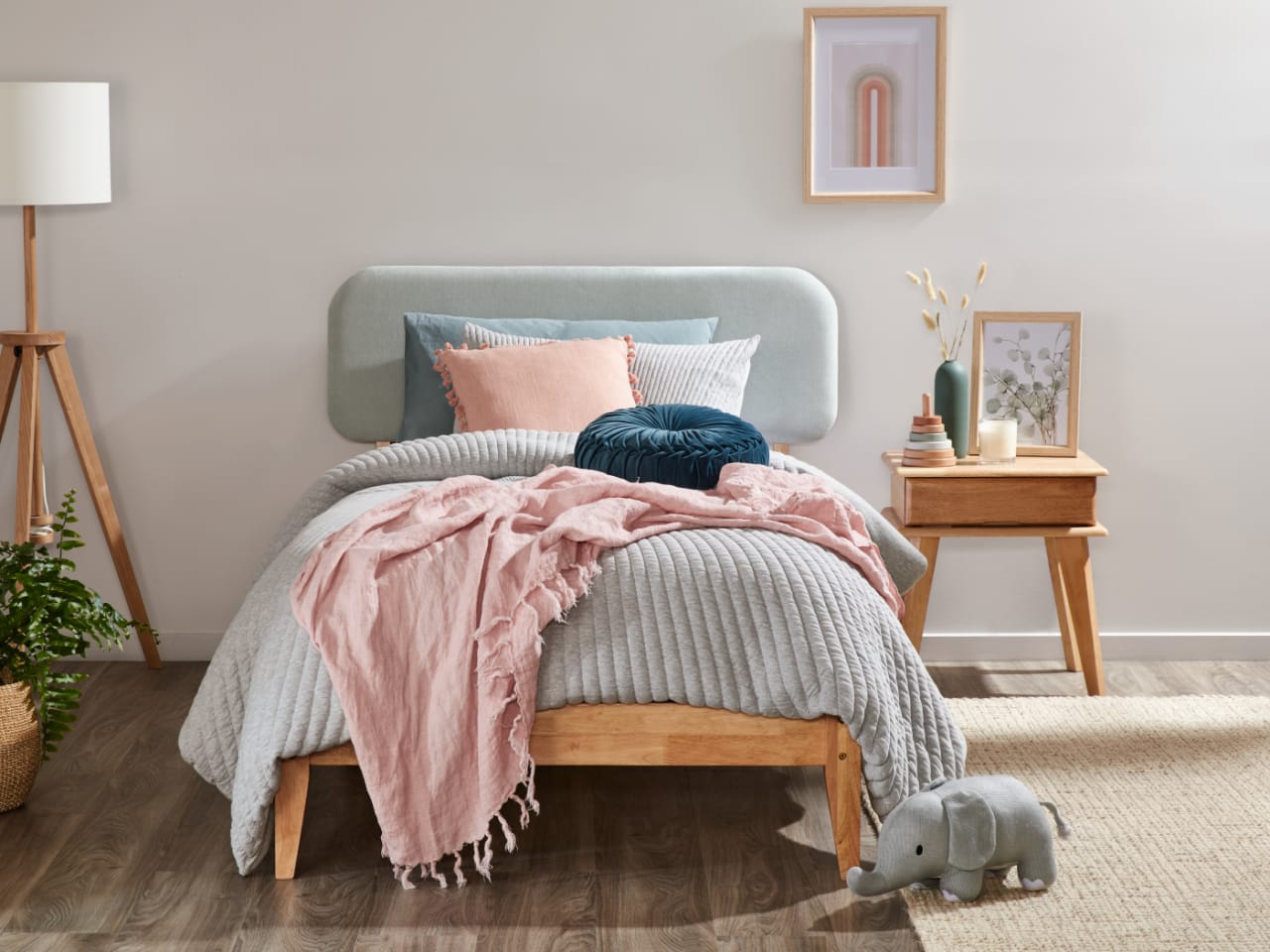 Aspen Toddler Single Bed | Natural Hardwood