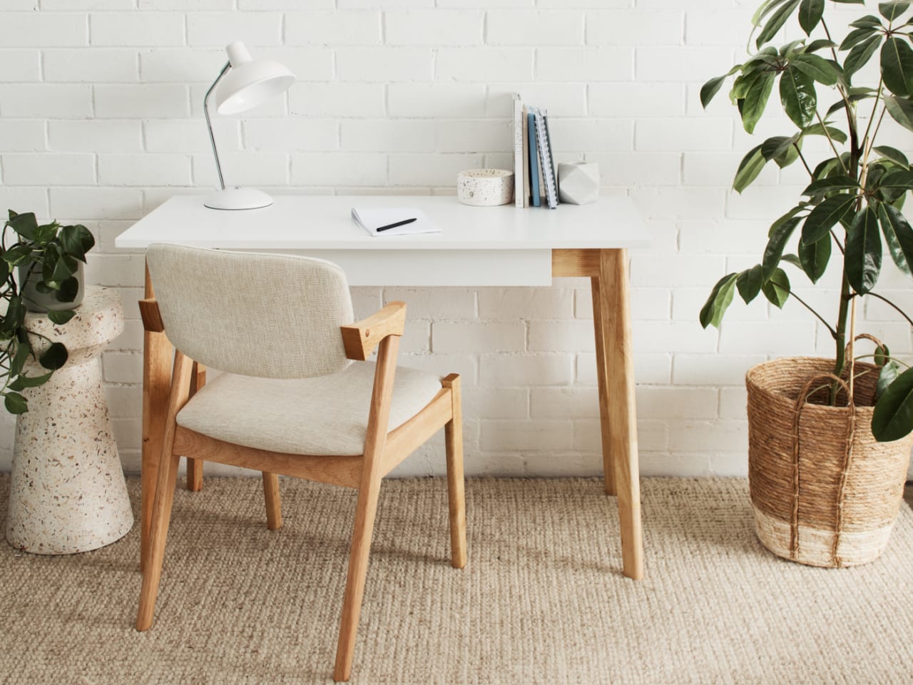 Byron Console Table | 1 Drawer | Natural Hardwood