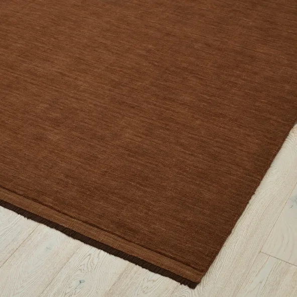 Silvio Sienna Wool Rug | 2m x 3m