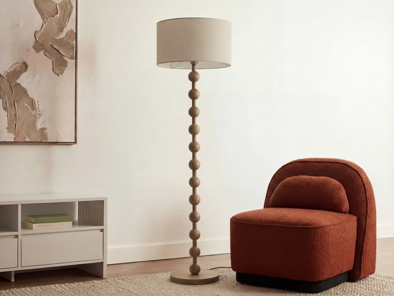Sadie Floor Lamp | Natural | 153cm