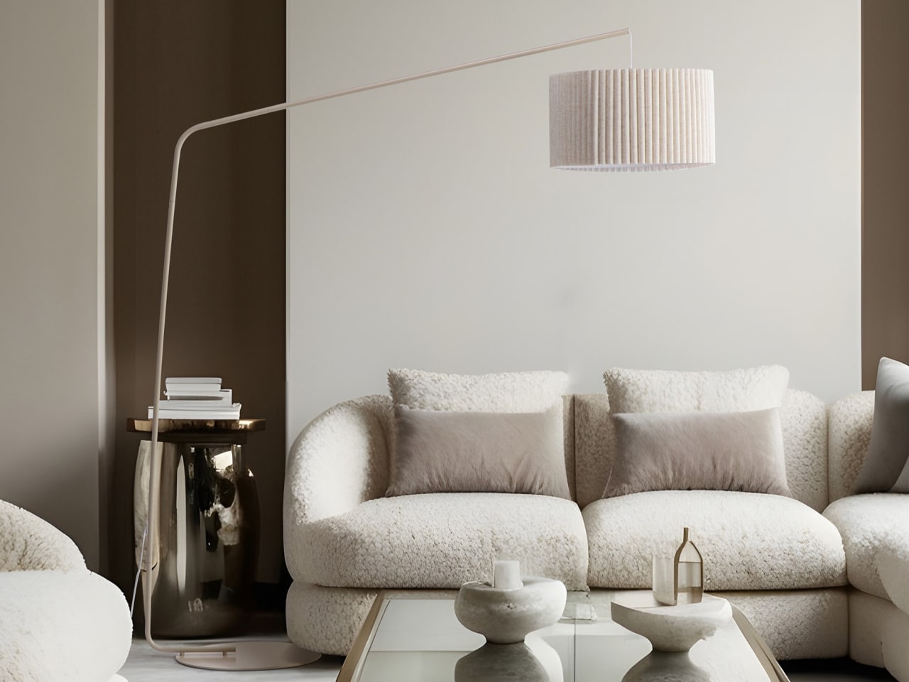 Brooklyn Floor Lamp | Oat | 180cm