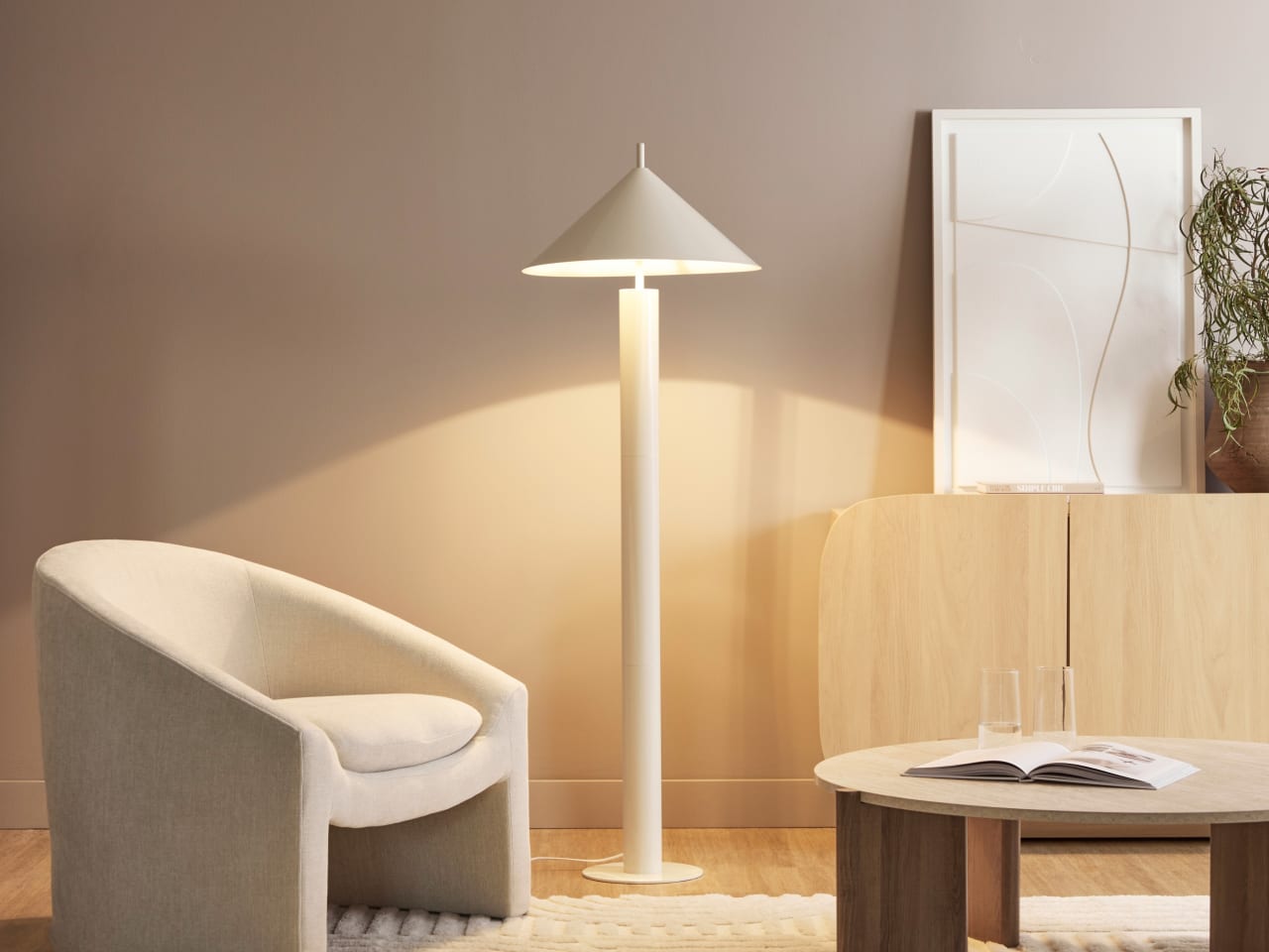 Conrad Floor Lamp | Cloud | 150cm