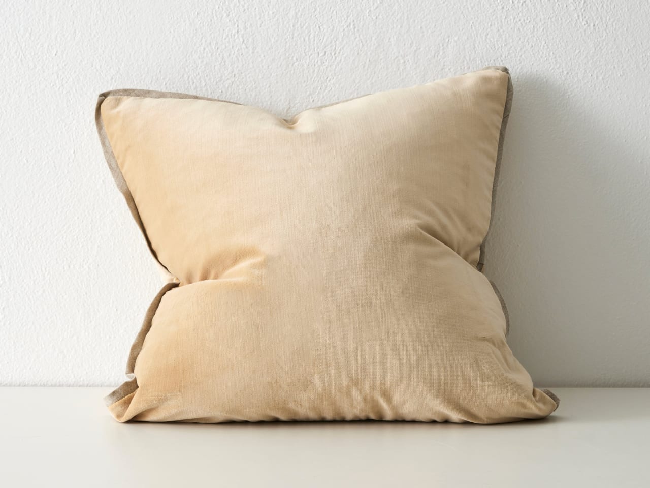 Francesca Mustard Cushion | 50cm x 50cm