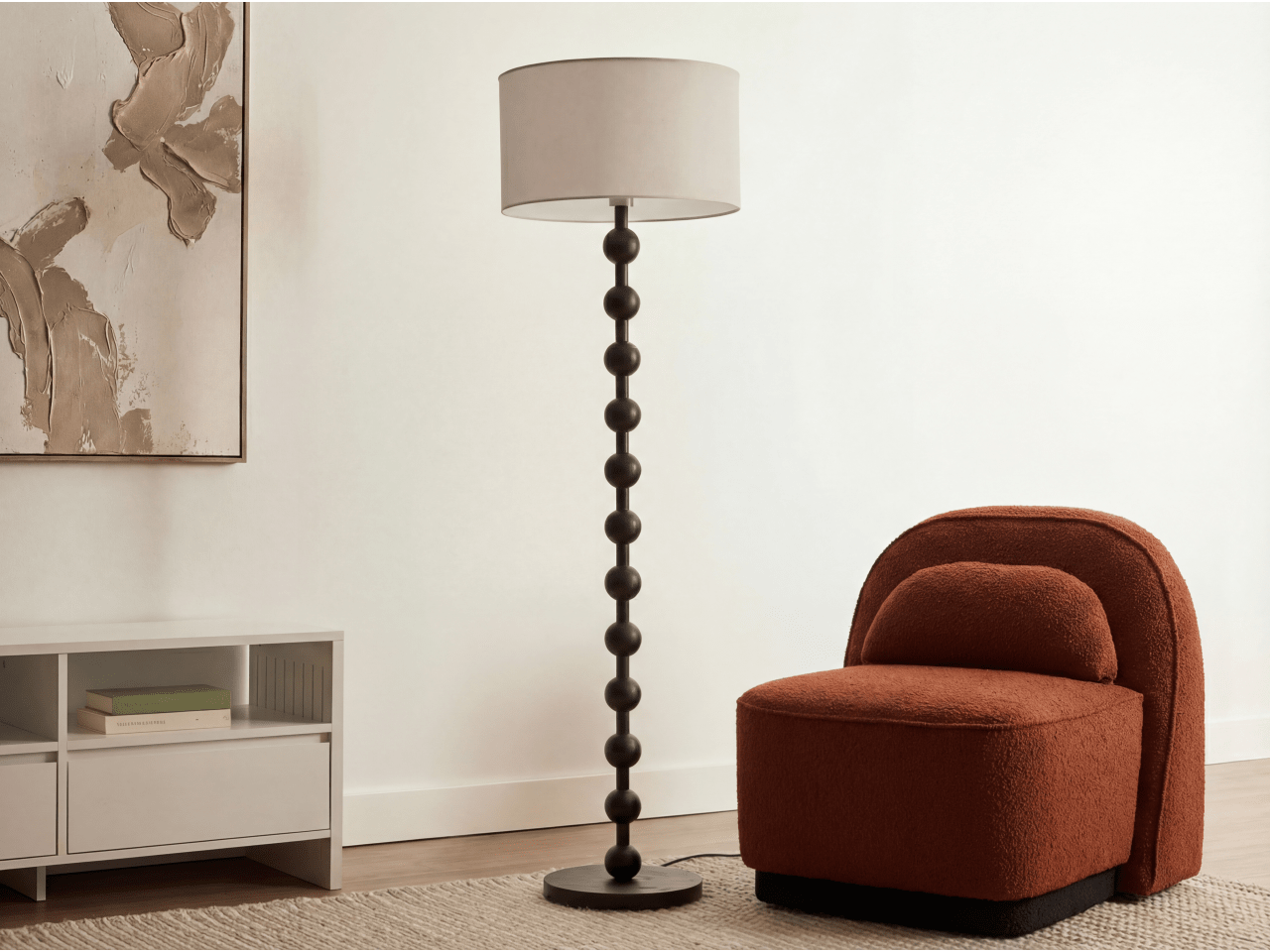 Sadie Floor Lamp | Black | 153cm