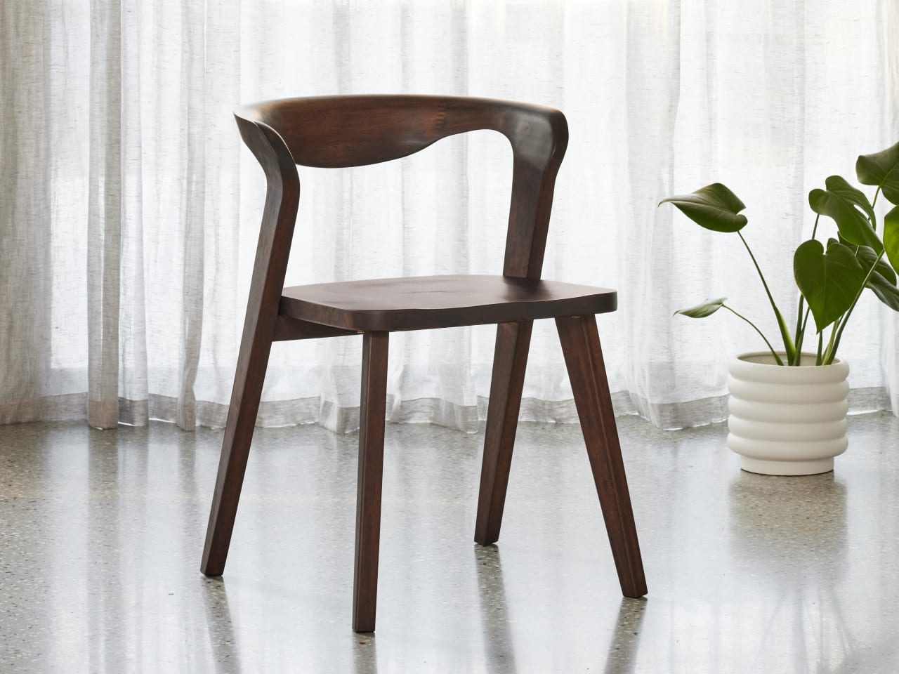 Casa Hardwood Dining Chair | Arabica Walnut