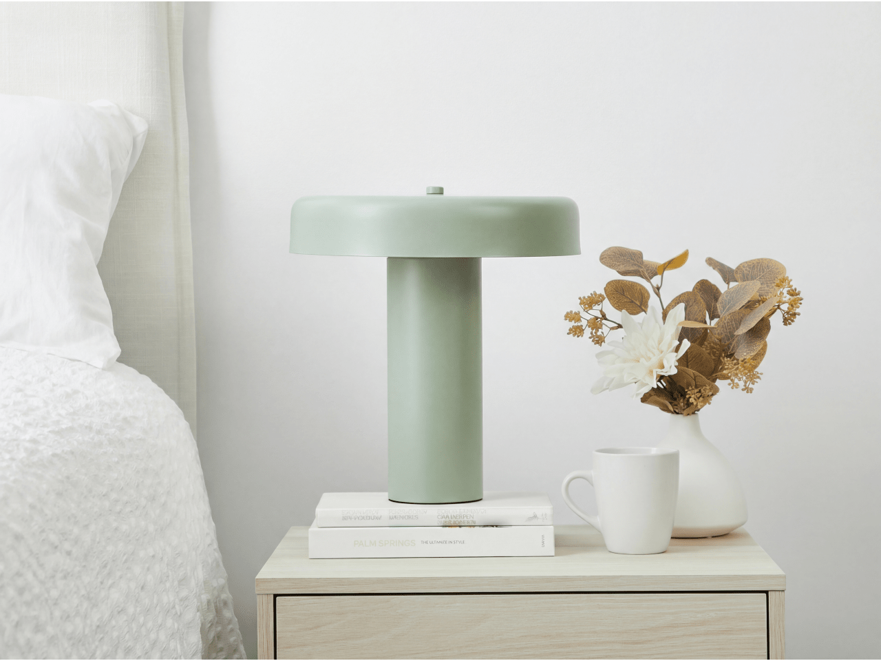 Eclipse Table Lamp | Sage | 32cm