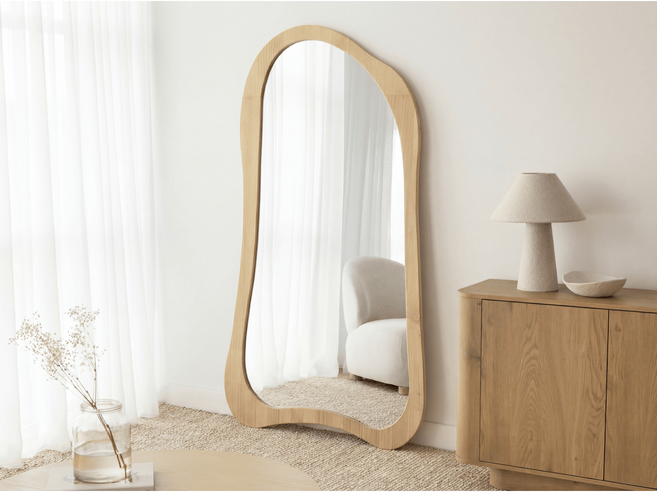 Georgie Mirror | Natural | 100 x 180cm