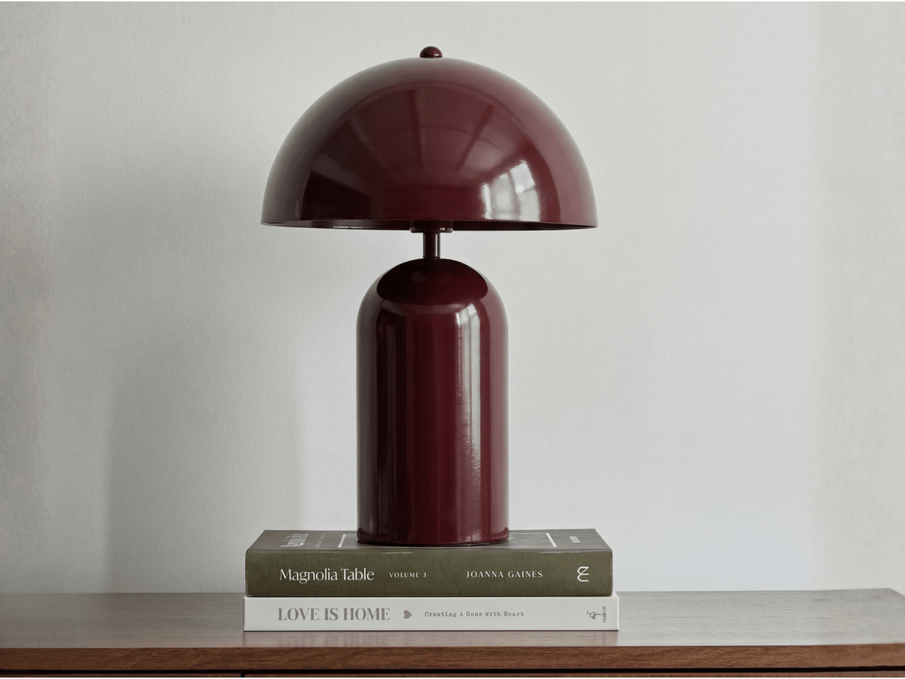 Mushroom Table Lamp | Cabernet | 36cm
