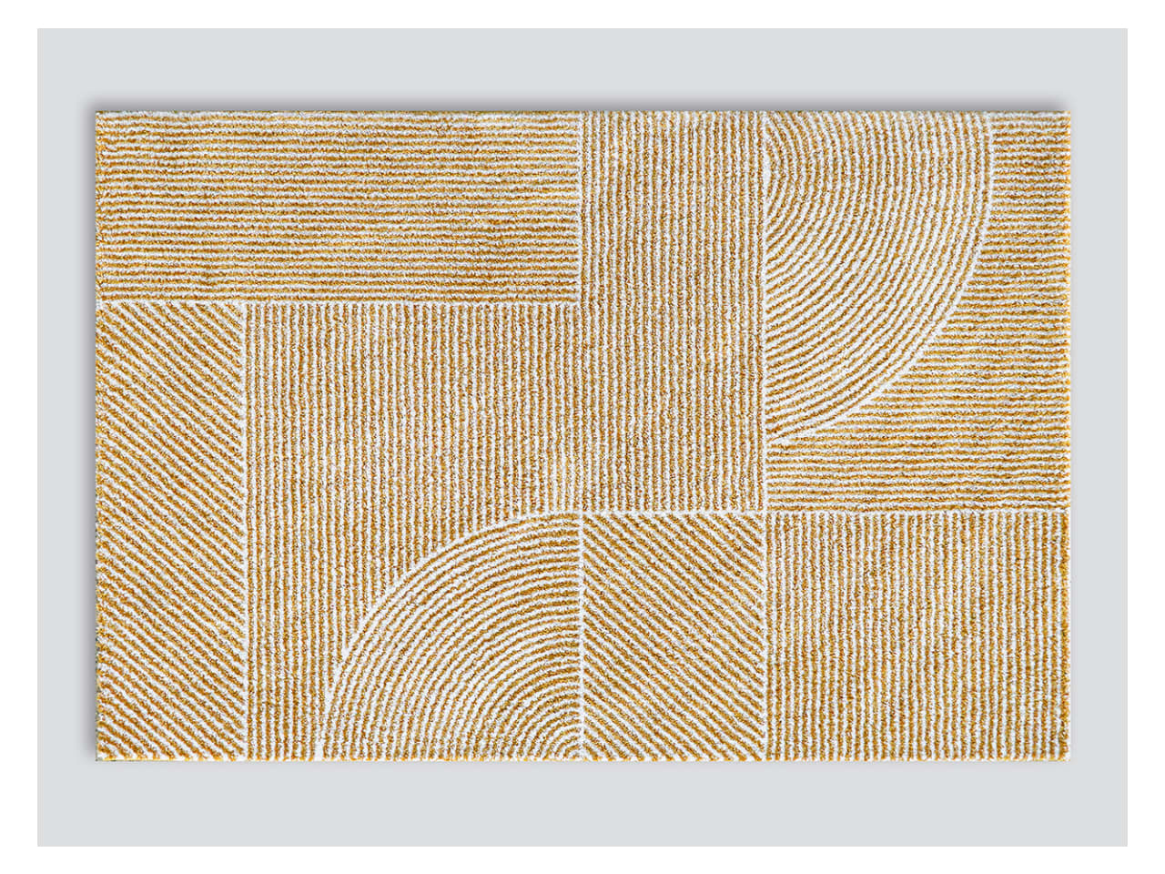 Tyric Pattern Area Rug | Mustard | 1.6m x 2.3m