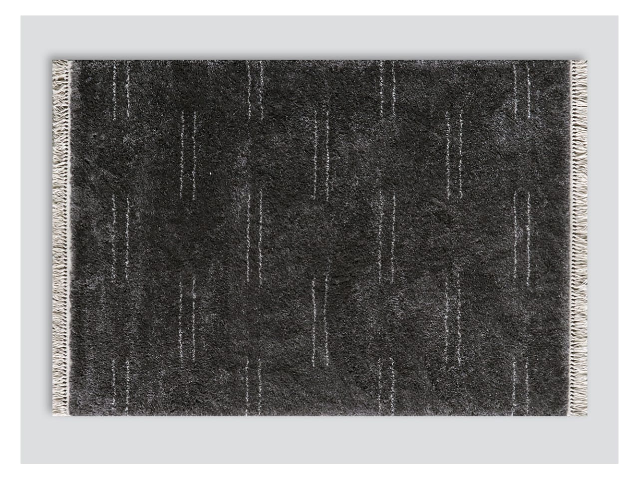 Enrica Pattern Area Rug | Charcoal | 1.6m x 2.3m