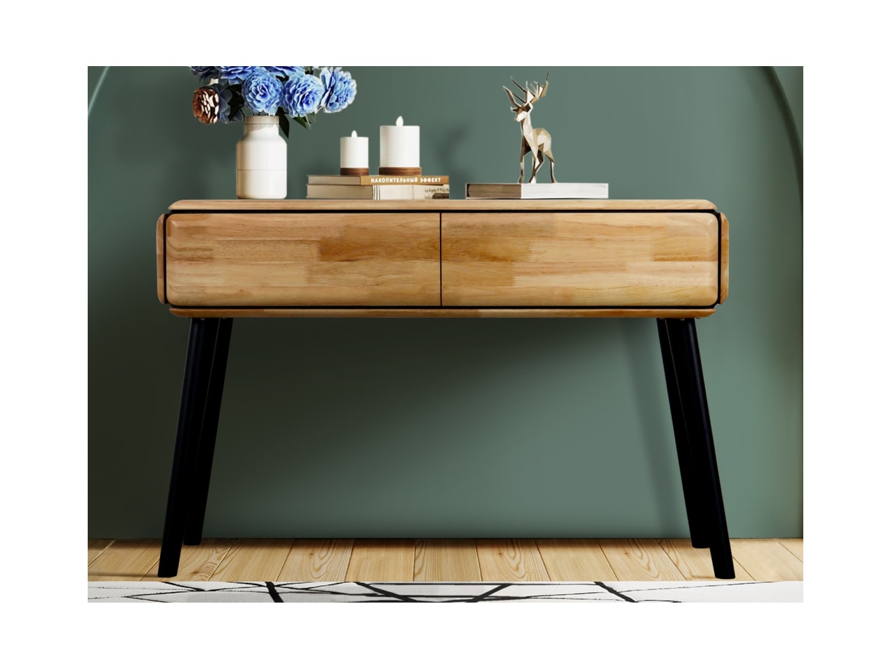Casa Hardwood Console Table | Natural