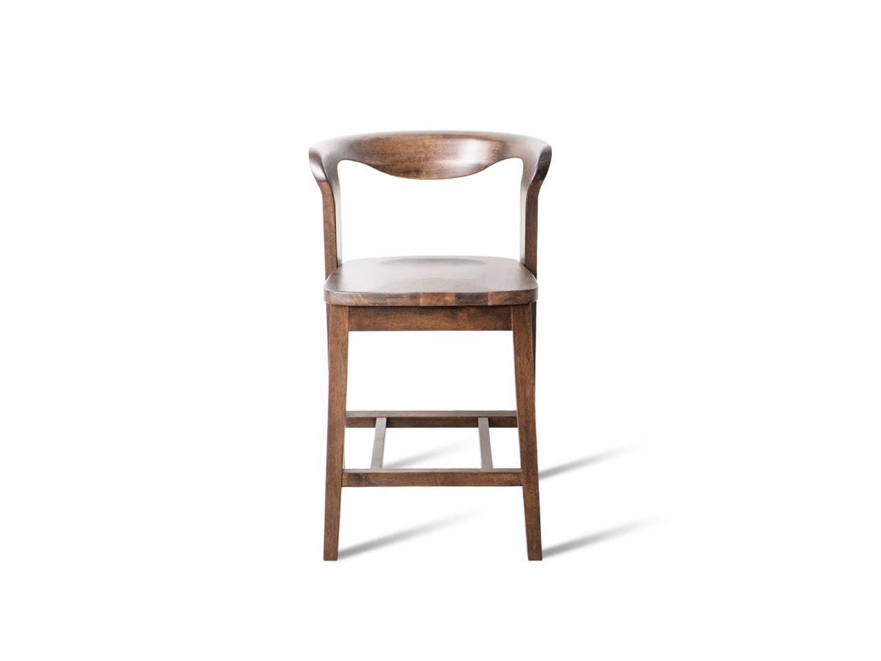 Casa Hardwood Counter Stool | Arabica Walnut