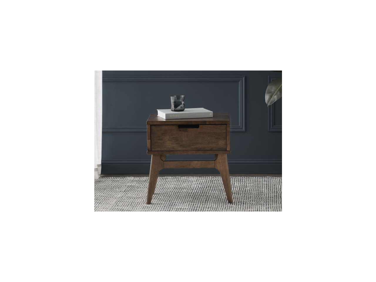 Paris Hardwood Lamp Table | Rustic Walnut