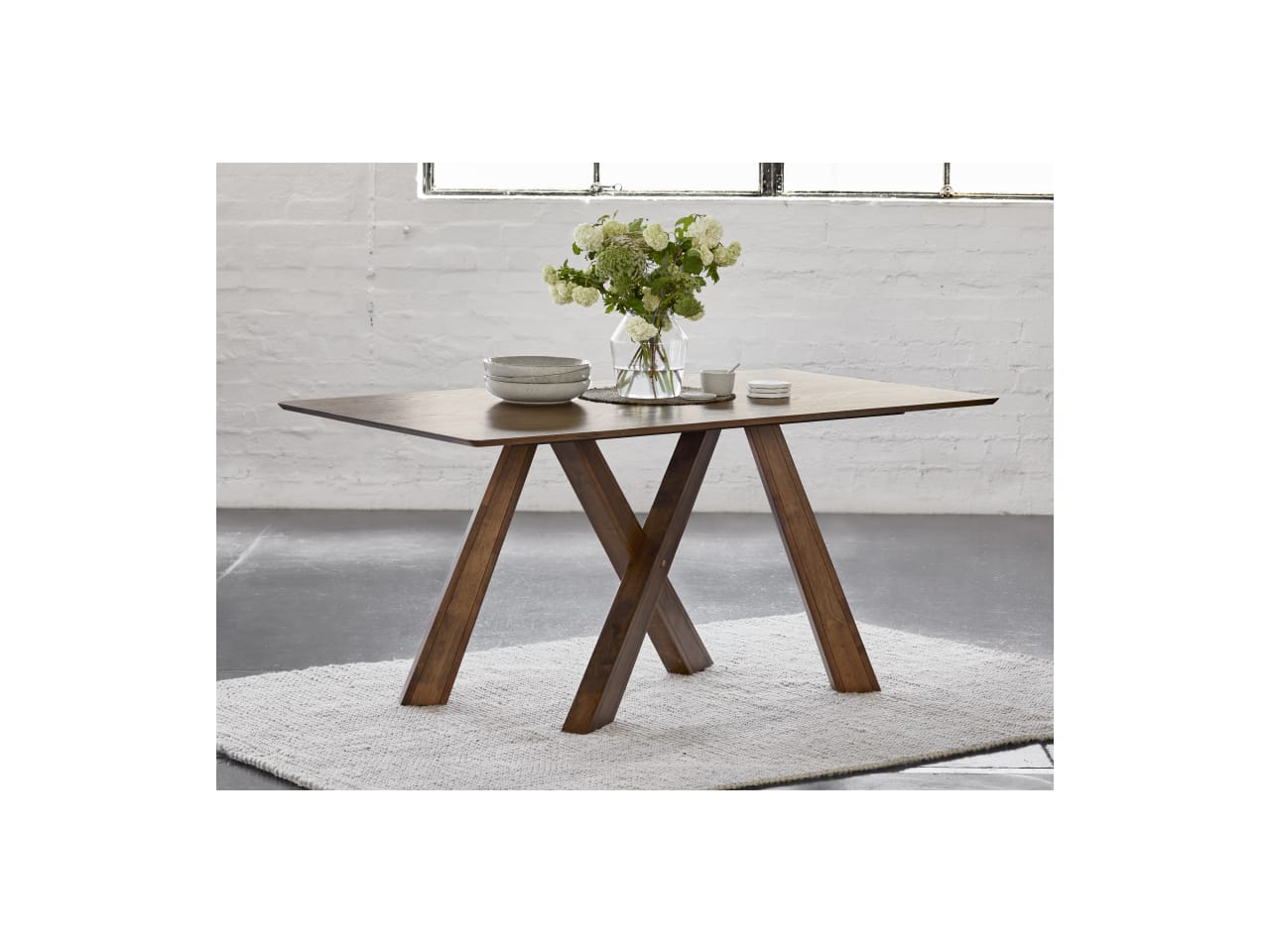 Gaudi Hardwood Dining Table | Rustic Walnut