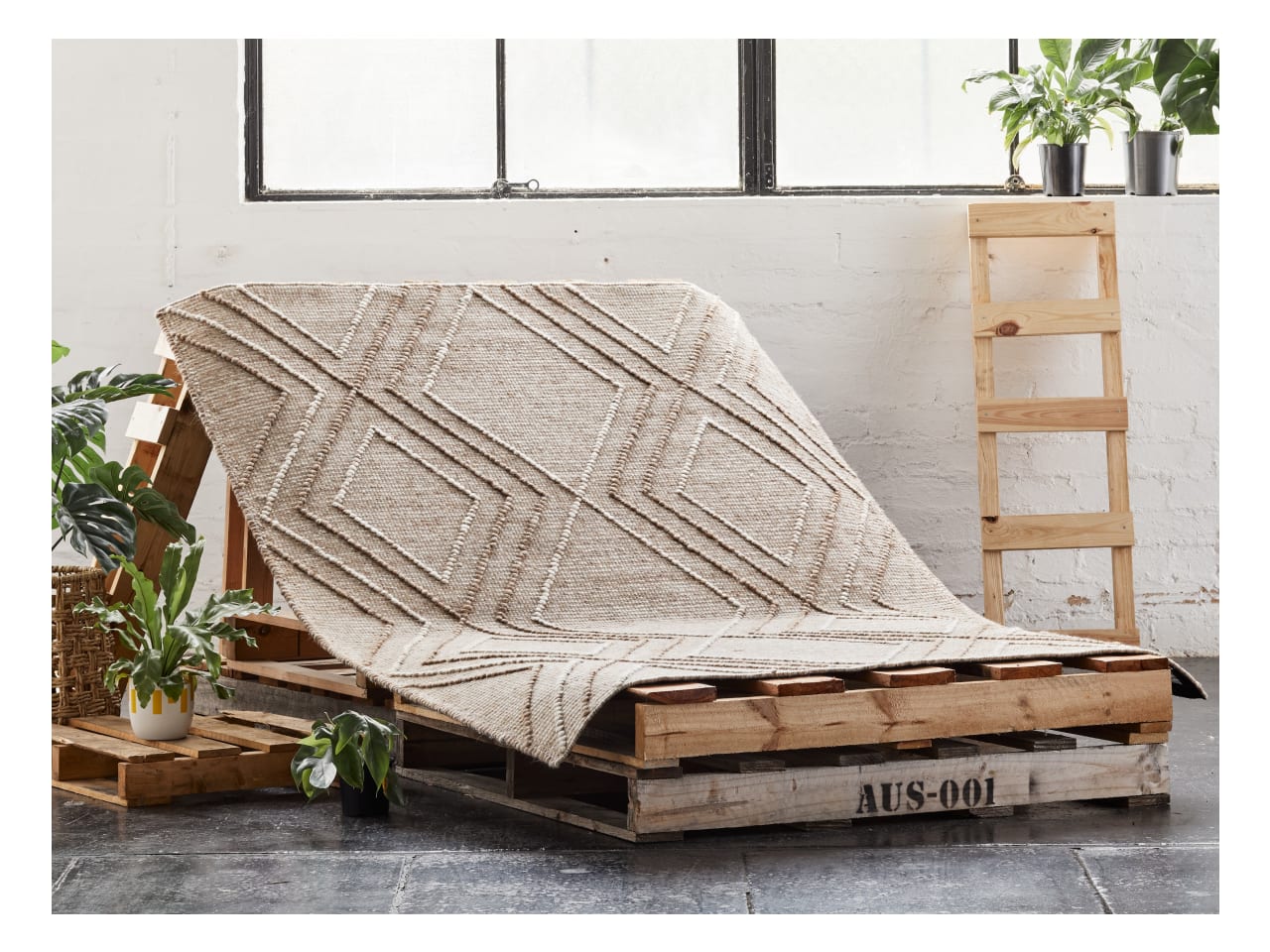 Haiti Hand Made Tribal Rug