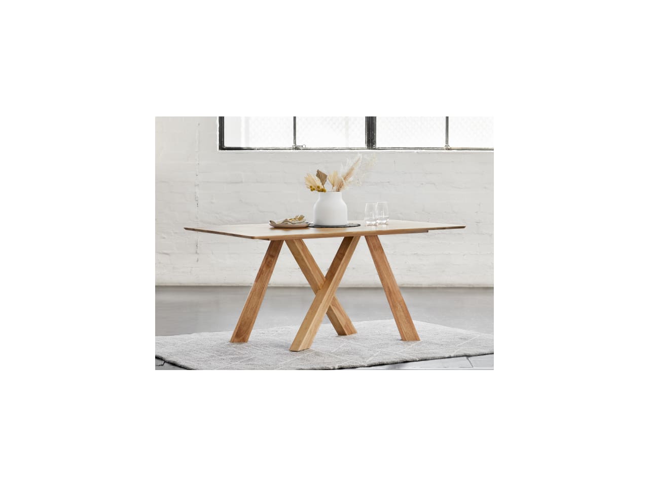 Gaudi Hardwood Dining Table | Natural