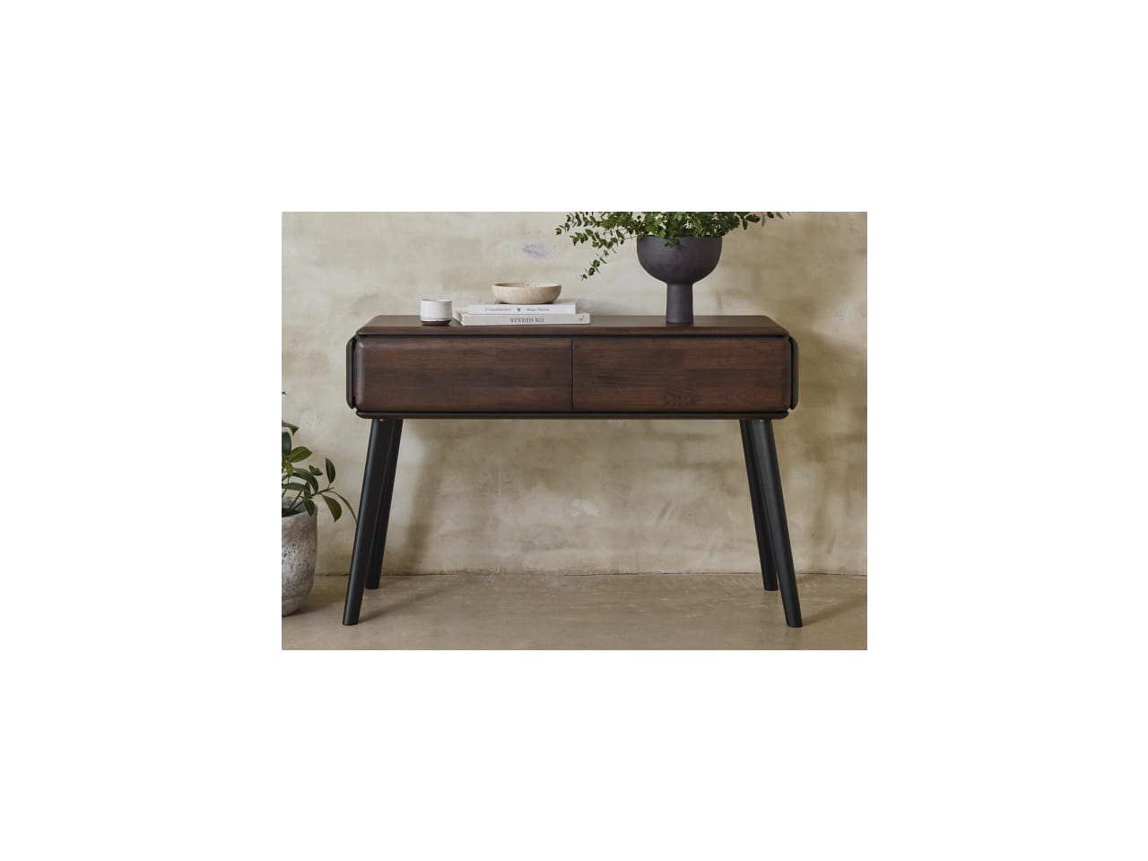 Casa Hardwood Console Table | Arabica Walnut