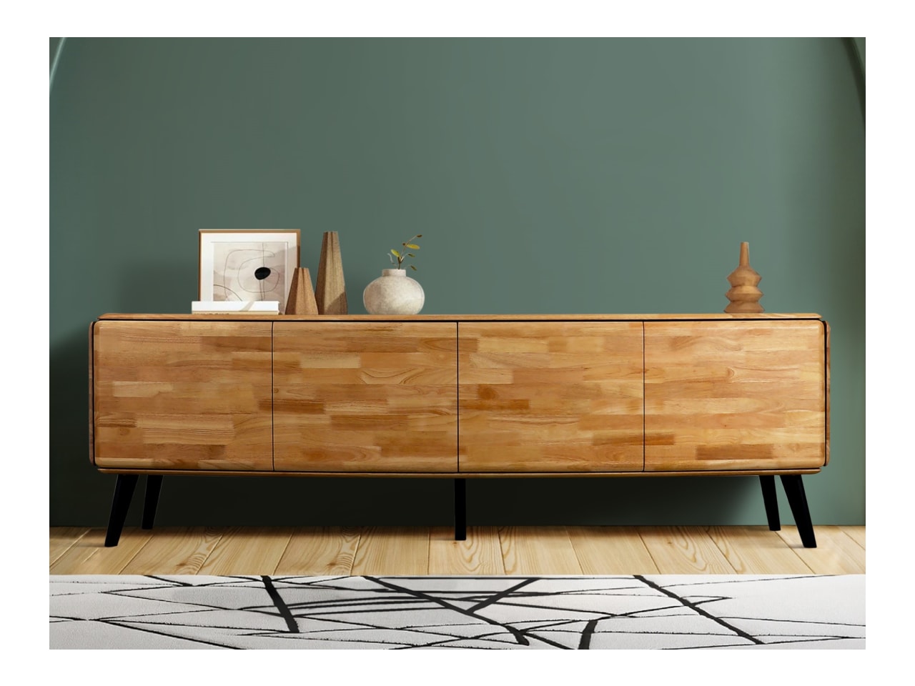 Casa Hardwood Sideboard Buffet | Natural | 2400mm