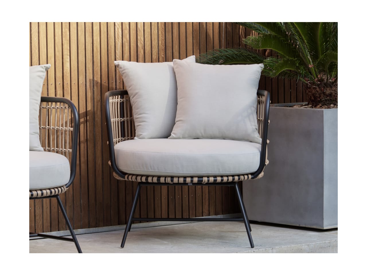 Arden Bamboo Wicker Outdoor Armchair