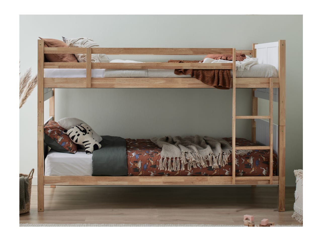 Myer Single Bunk Bed | Hardwood Frame