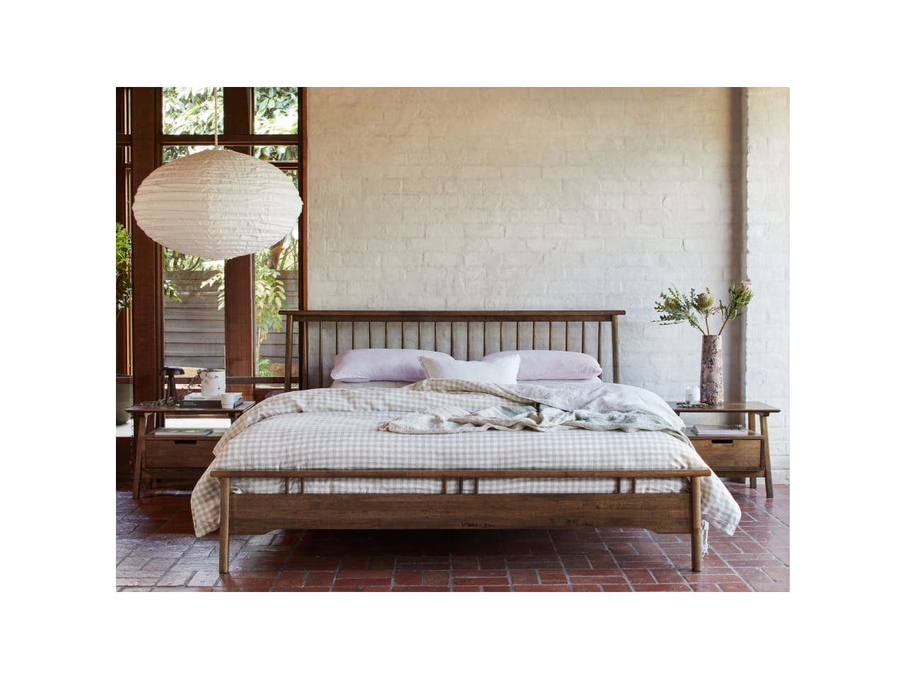 Rome 3PCE King Size Bedroom Suite | Rustic Walnut