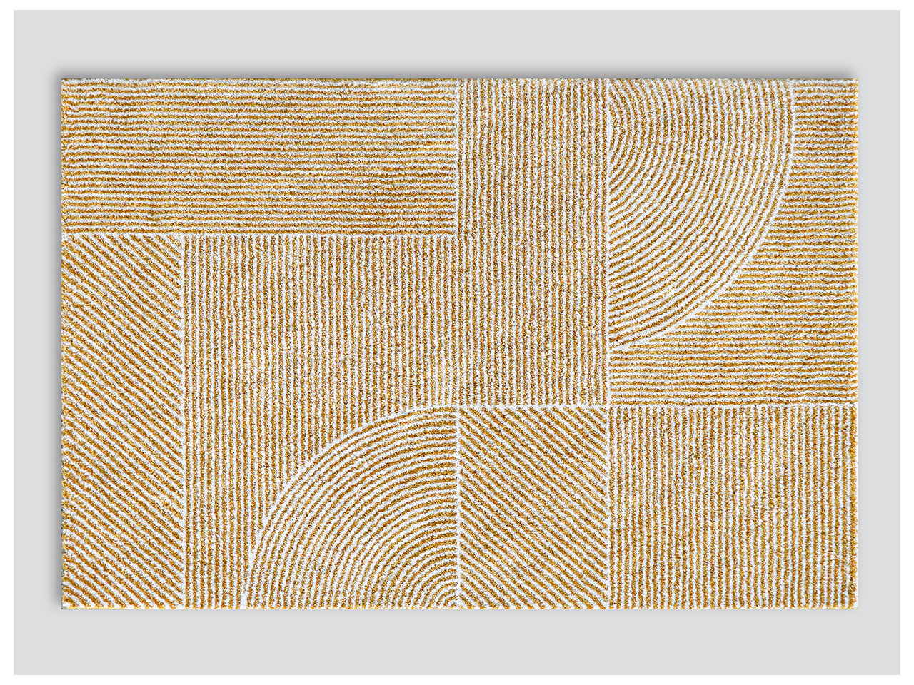 Tyric Pattern Area Rug | Mustard | 2m x 2.9m