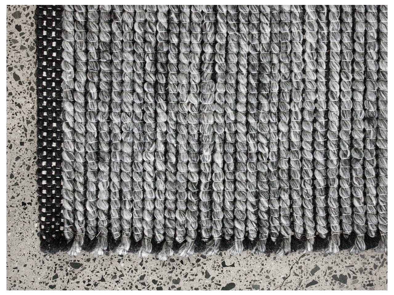 Shetland Woven Area Rug | Grey | 1.5m x 2.2m