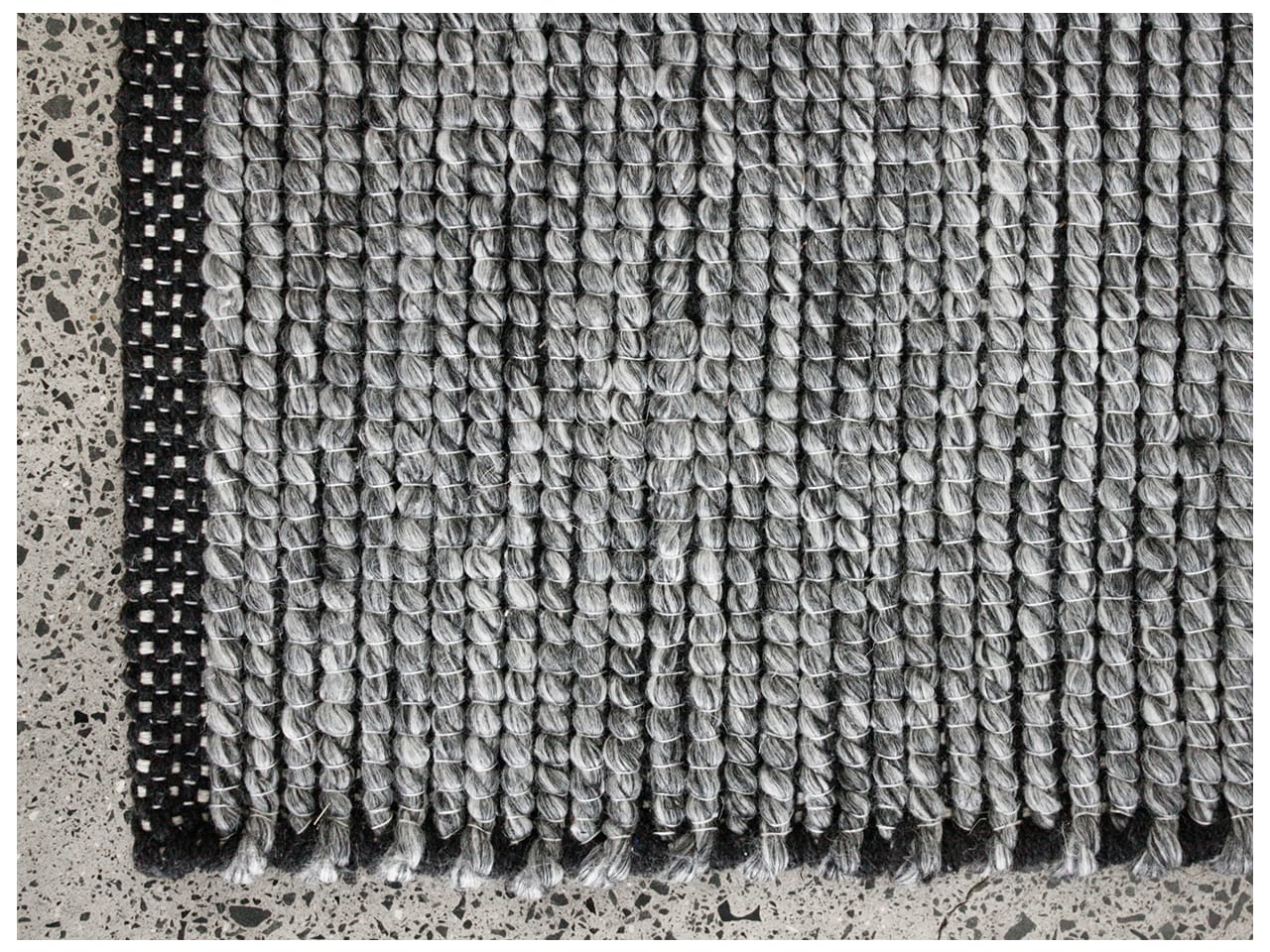 Shetland Woven Area Rug | Grey | 1.9m x 2.9m