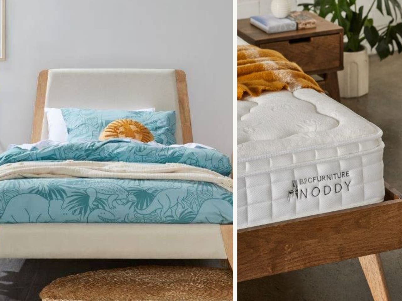 Finn 2PCE King Single Kids Bedroom Package | Bed & Mattress