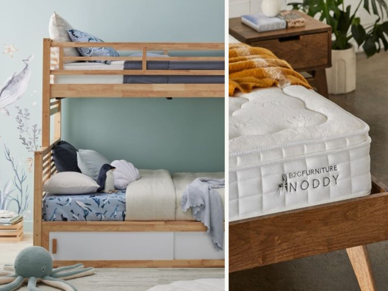 Rio Triple Bunk Bed Buddy Bundle | Bunk Bed & Mattresses