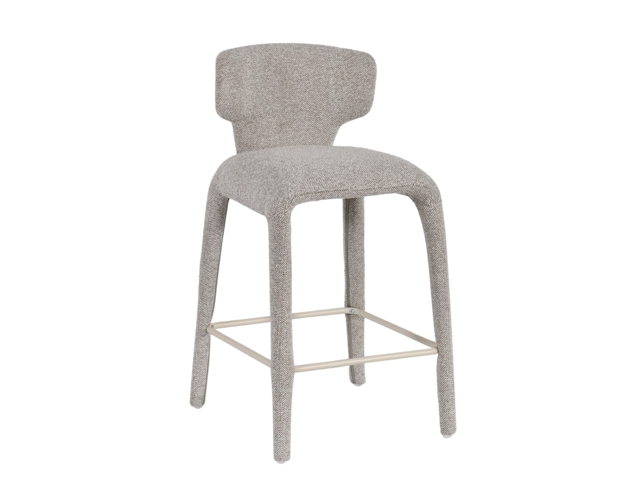 Paris Boucle Counter Stool | Beige Fabric