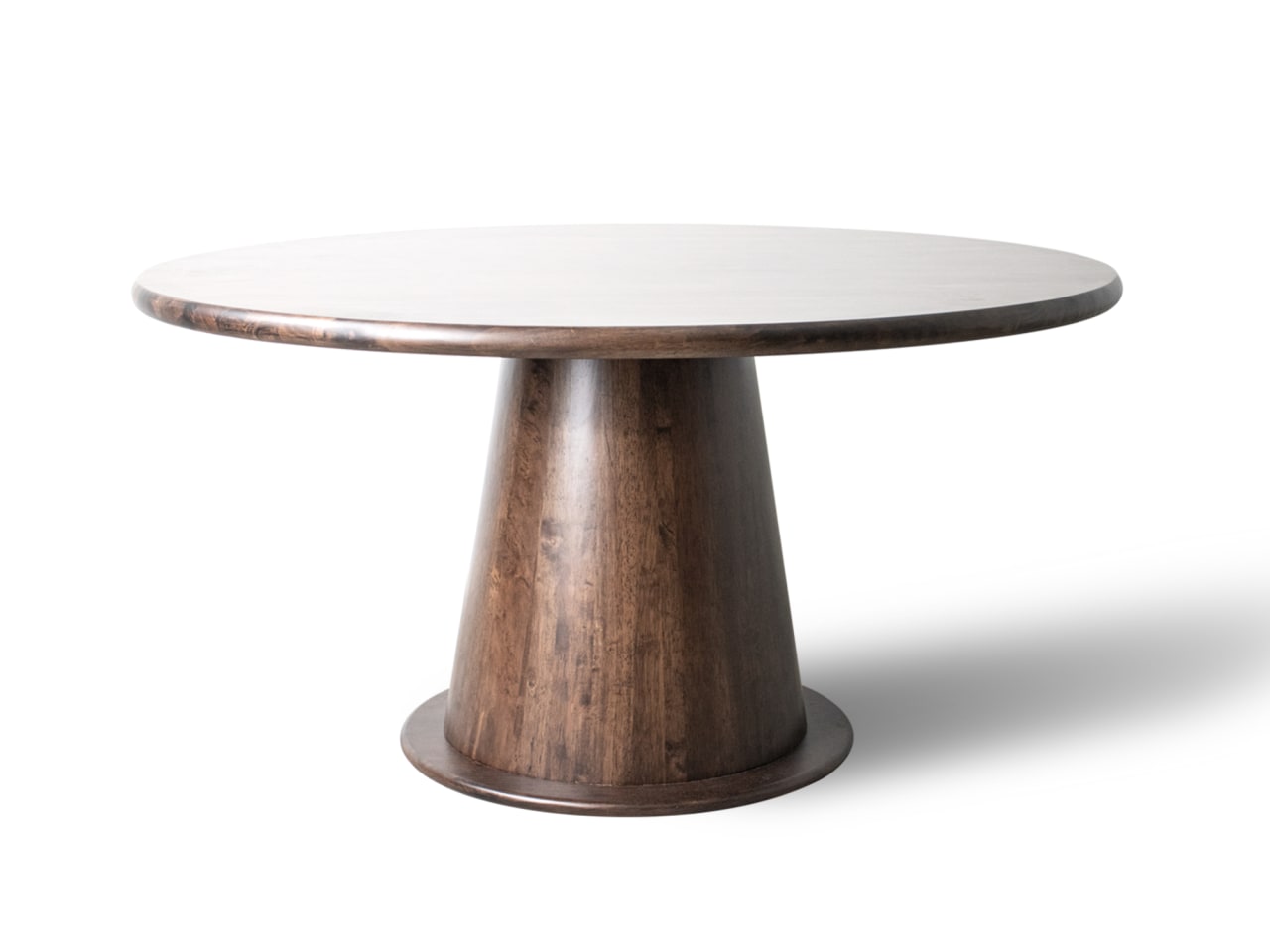 Manor Hardwood Round Dining Table | Arabica Walnut