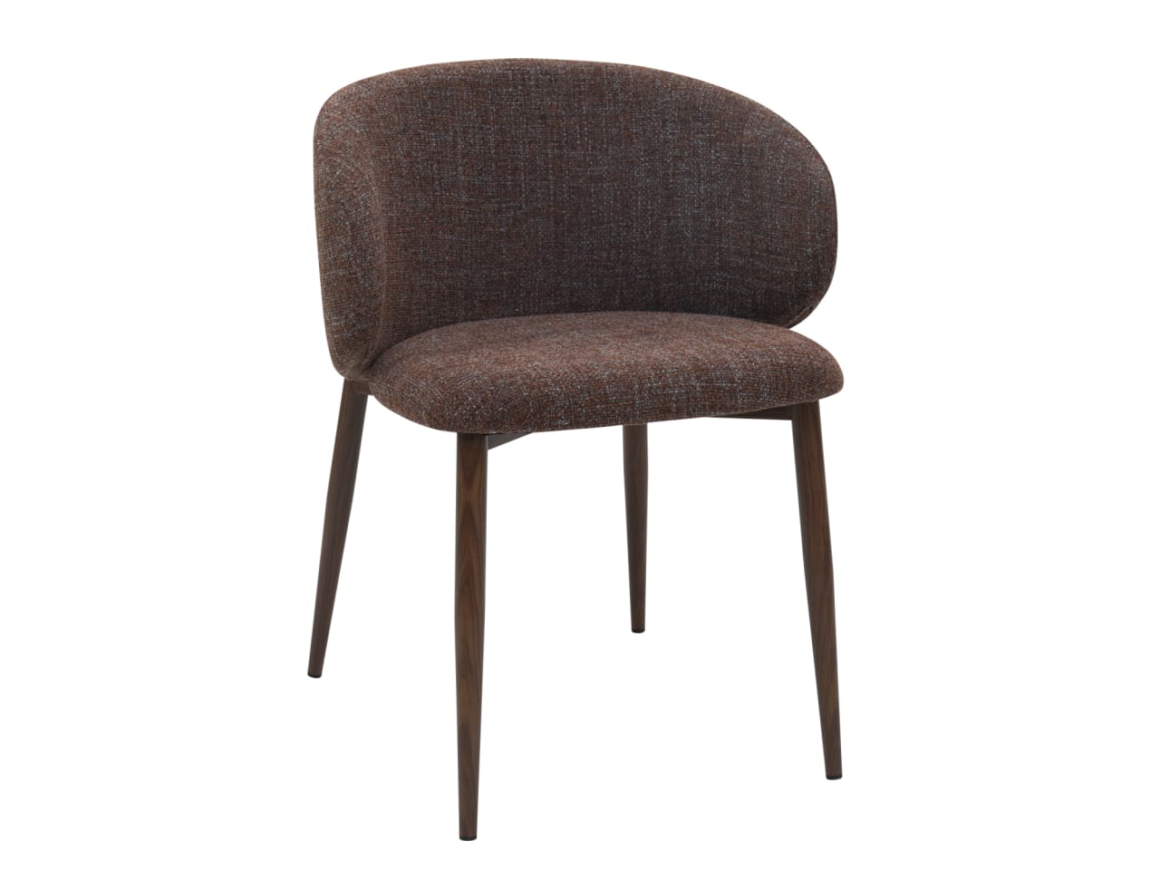 Vogue Dining Chair | Walnut Frame | Burgundy Fabric