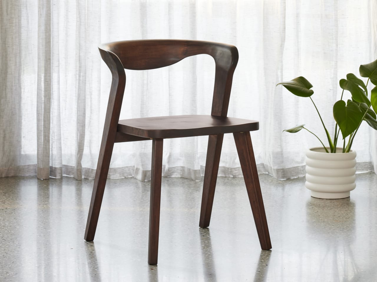 Casa Hardwood Dining Chair | Arabica Walnut