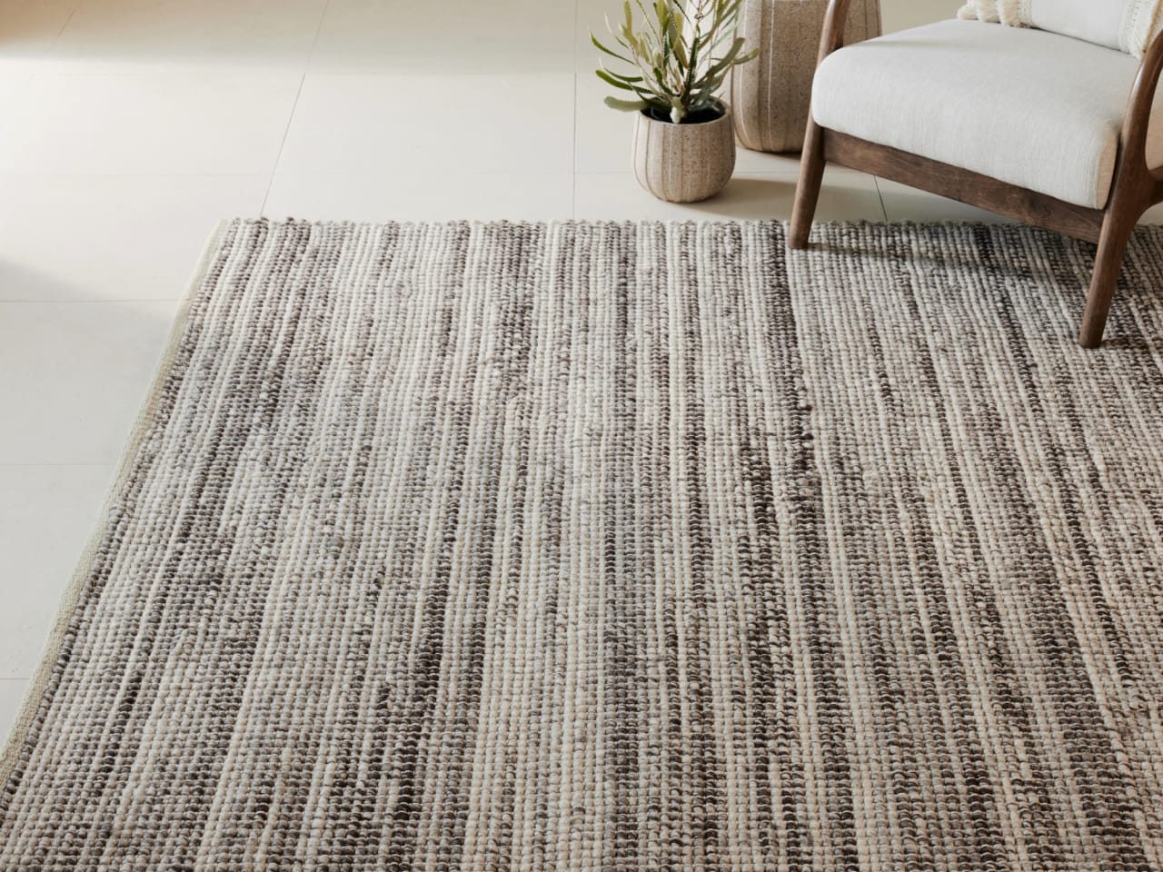 Hayden Woven Area Rug | Stone | 2m x 3m