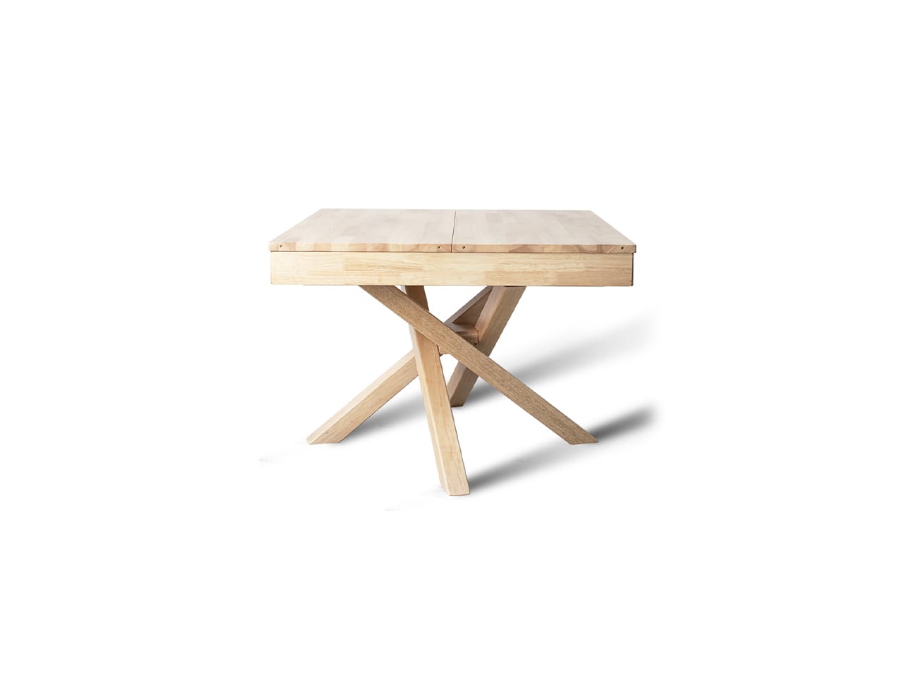 Tokyo Natural Hardwood Extendable Dining Table | 4 to 8 Seater