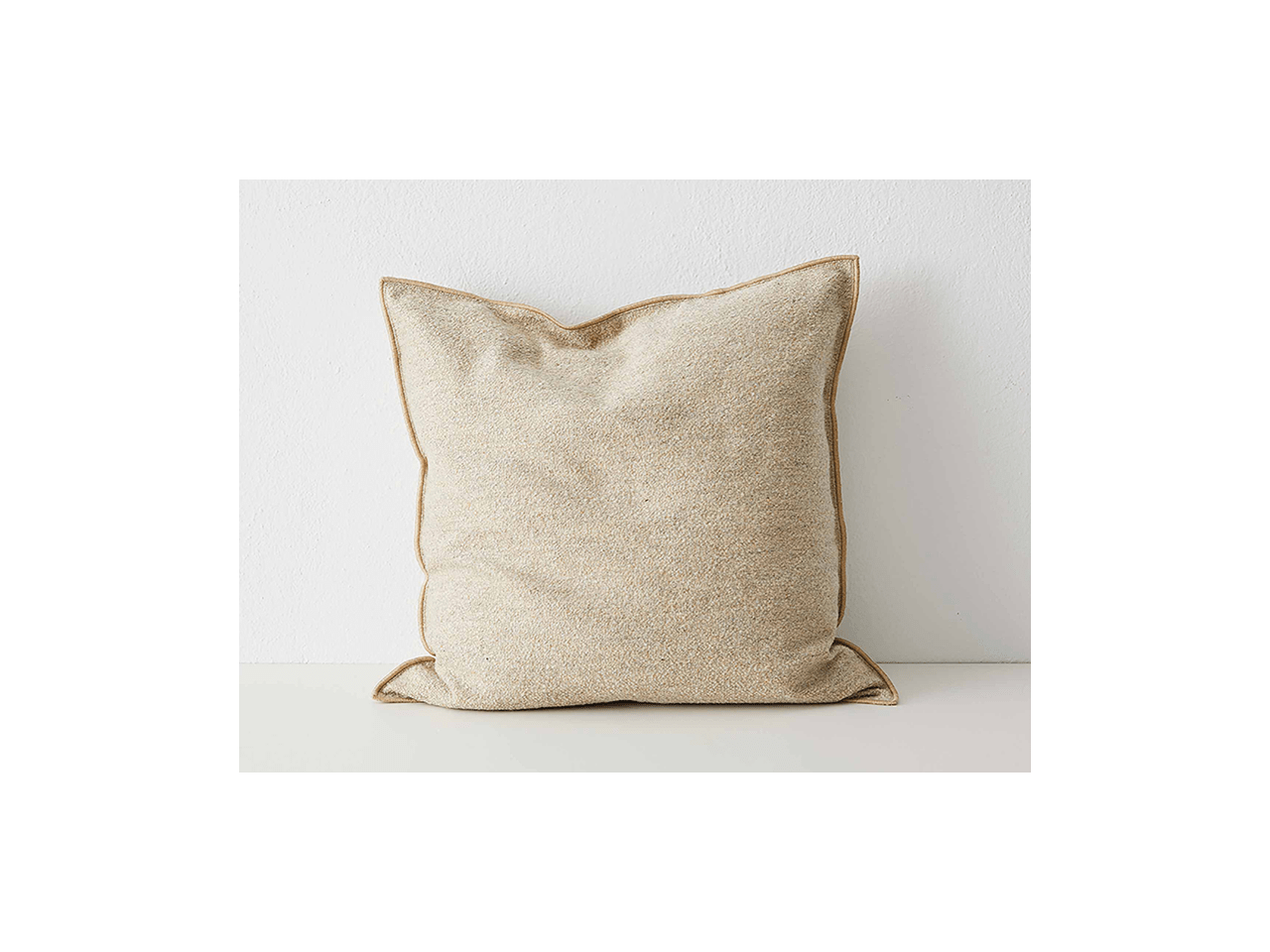 Alberto Nougat Boucle Cushion | 50cm x 50cm