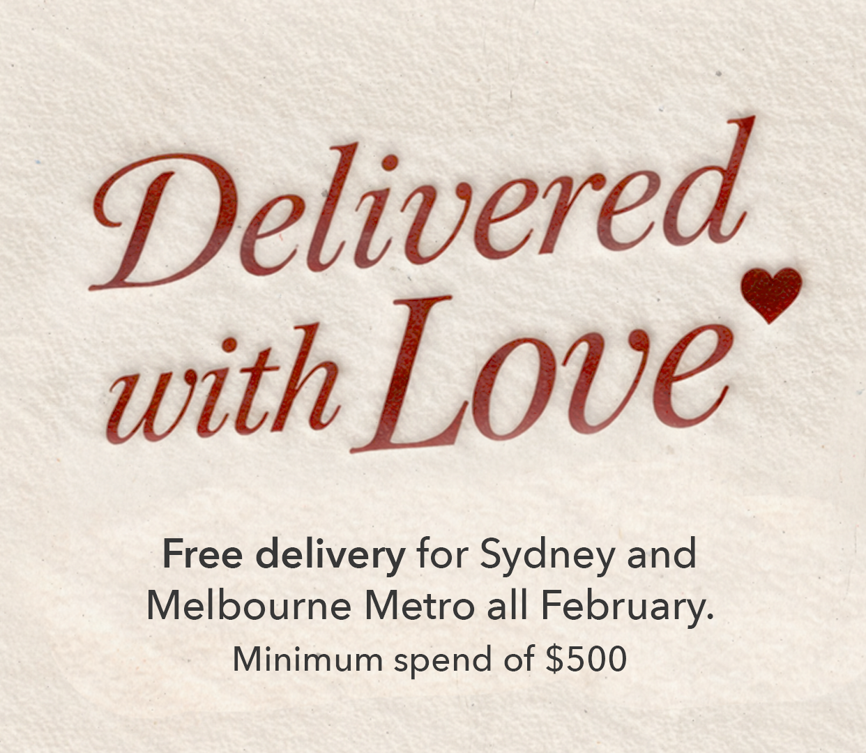 Delivered with love campaign