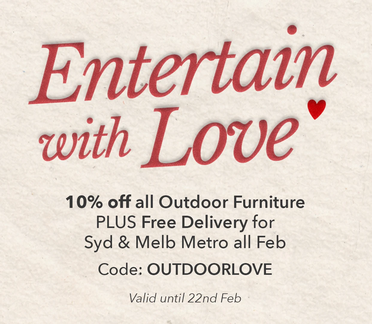 Entertain with Love campaign