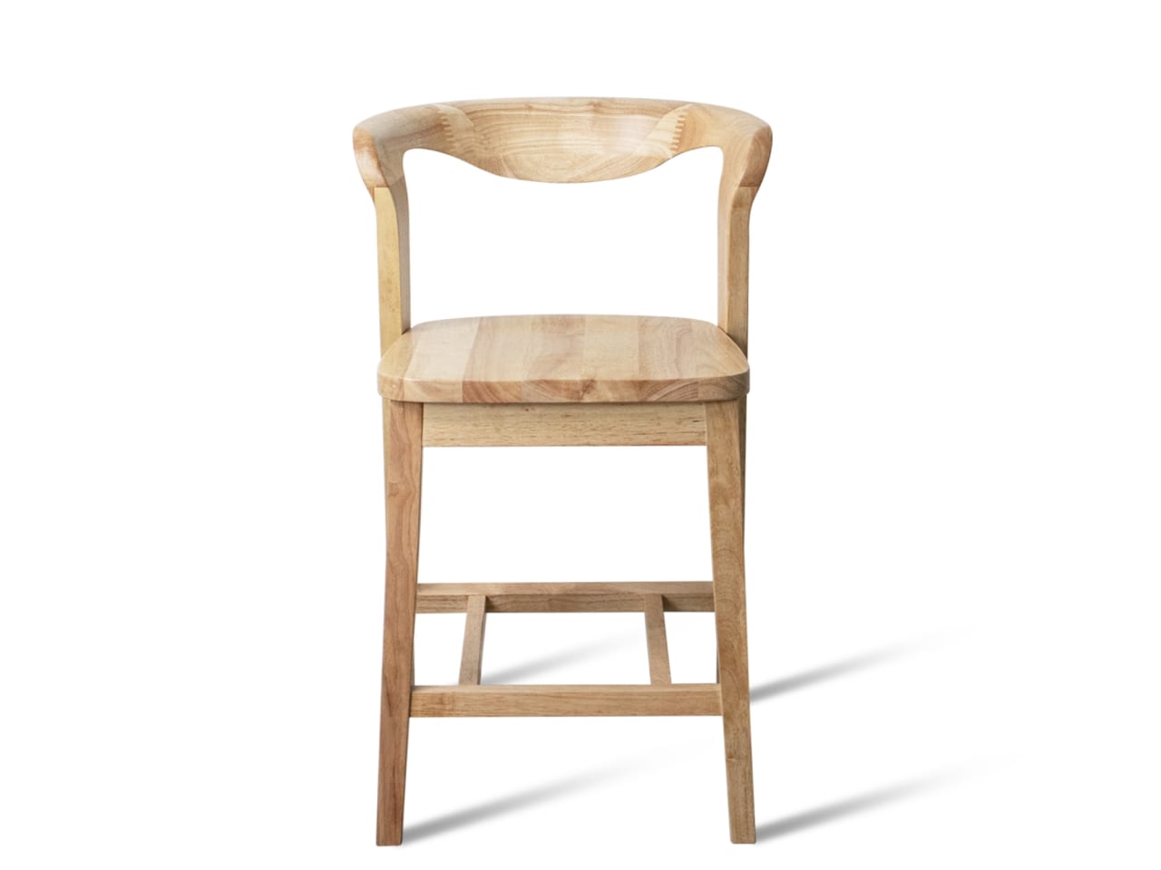 Casa Counter Stool | Natural Hardwood