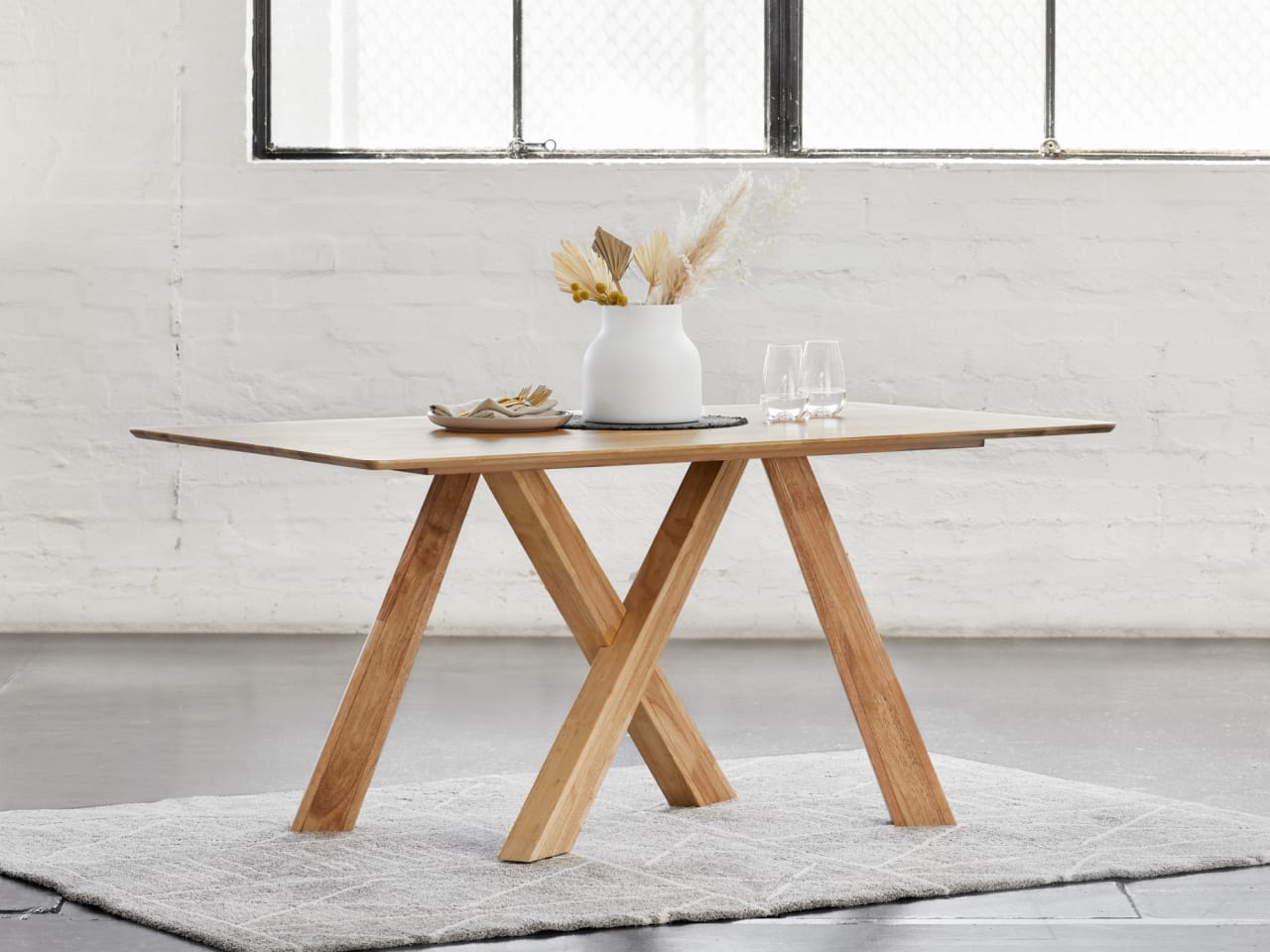 Gaudi Hardwood Dining Table | Natural