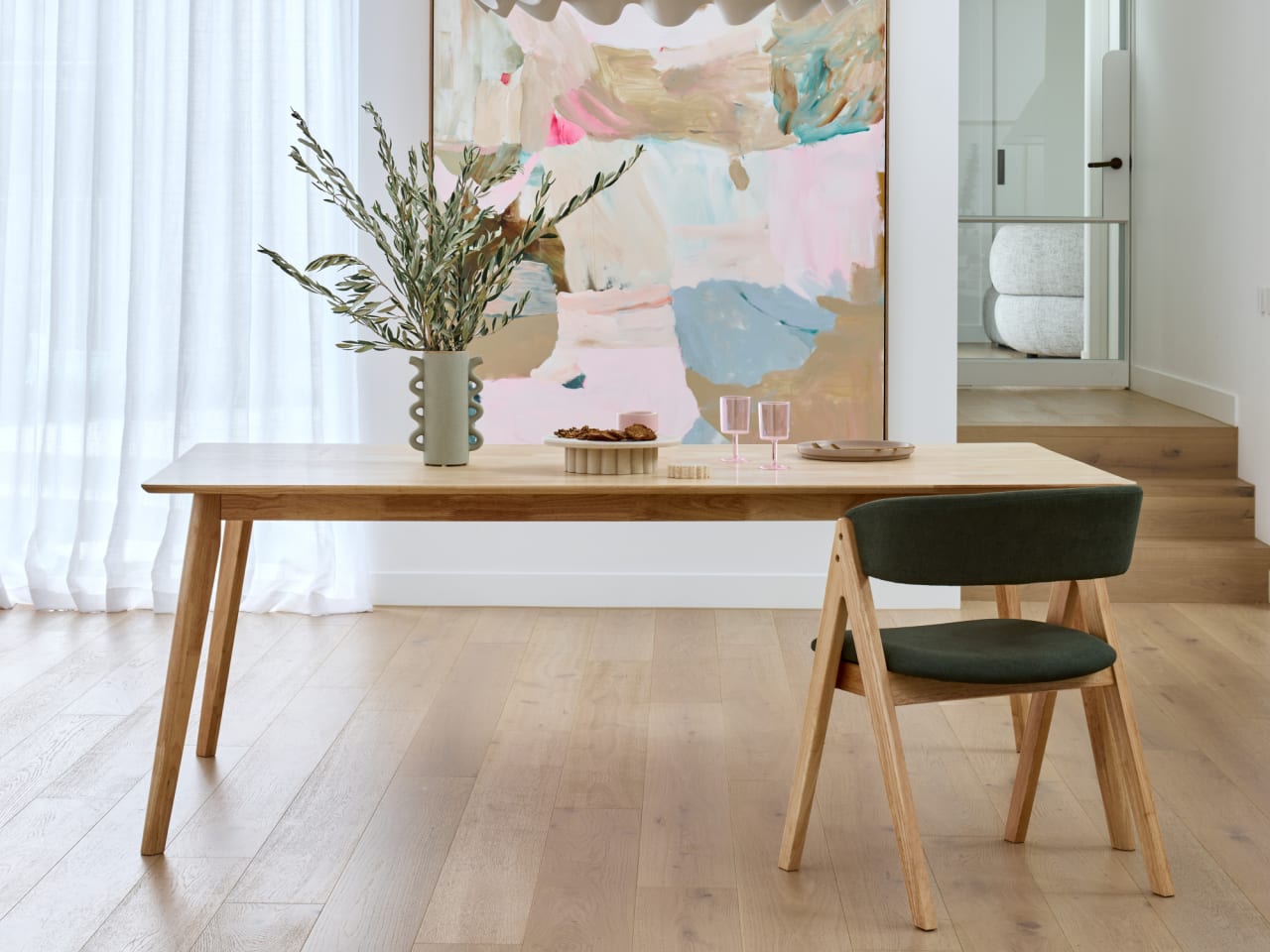Franki Hardwood Dining Table | Natural | 2000mm