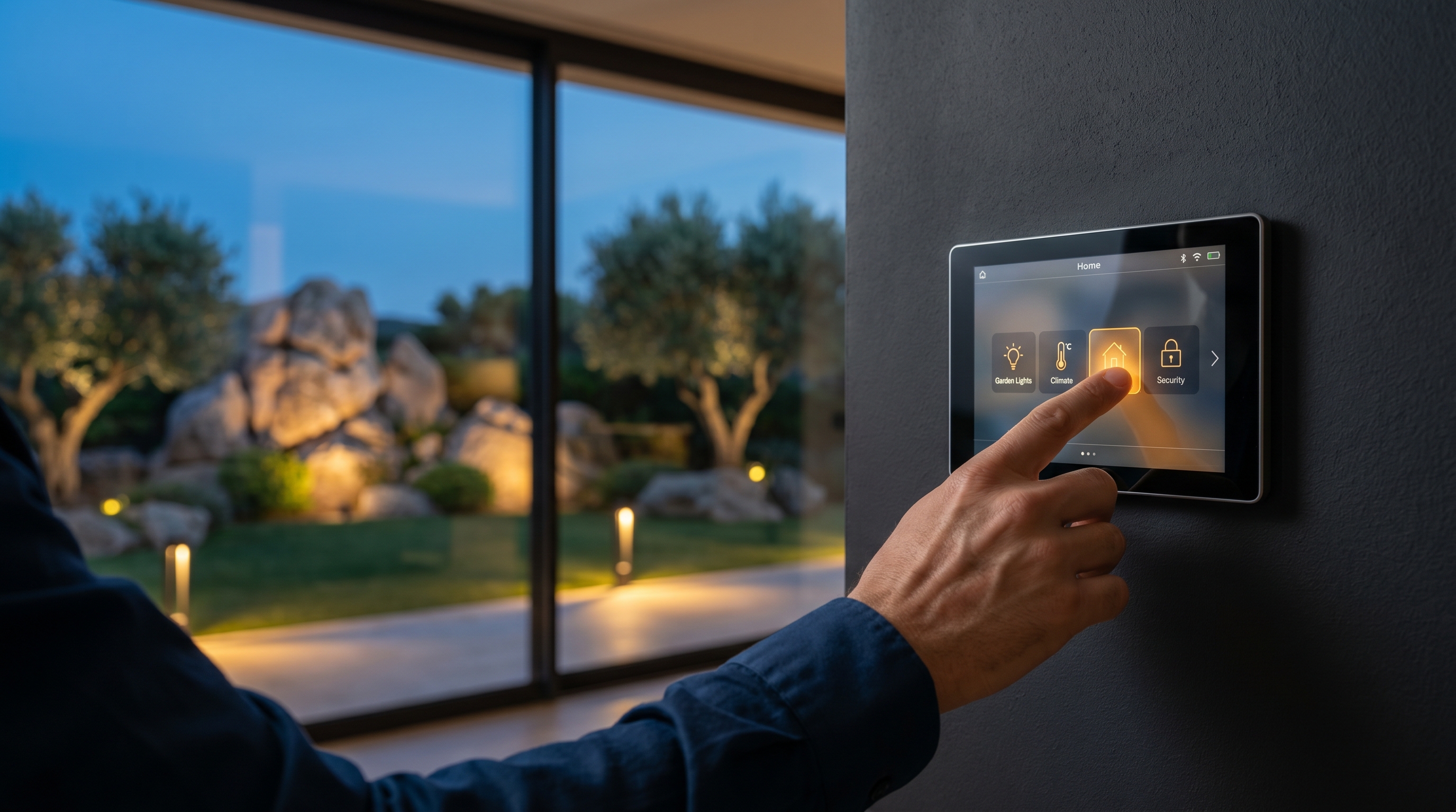 Domotica KNX luxury Costa Smeralda - sistema smart villa Porto Cervo