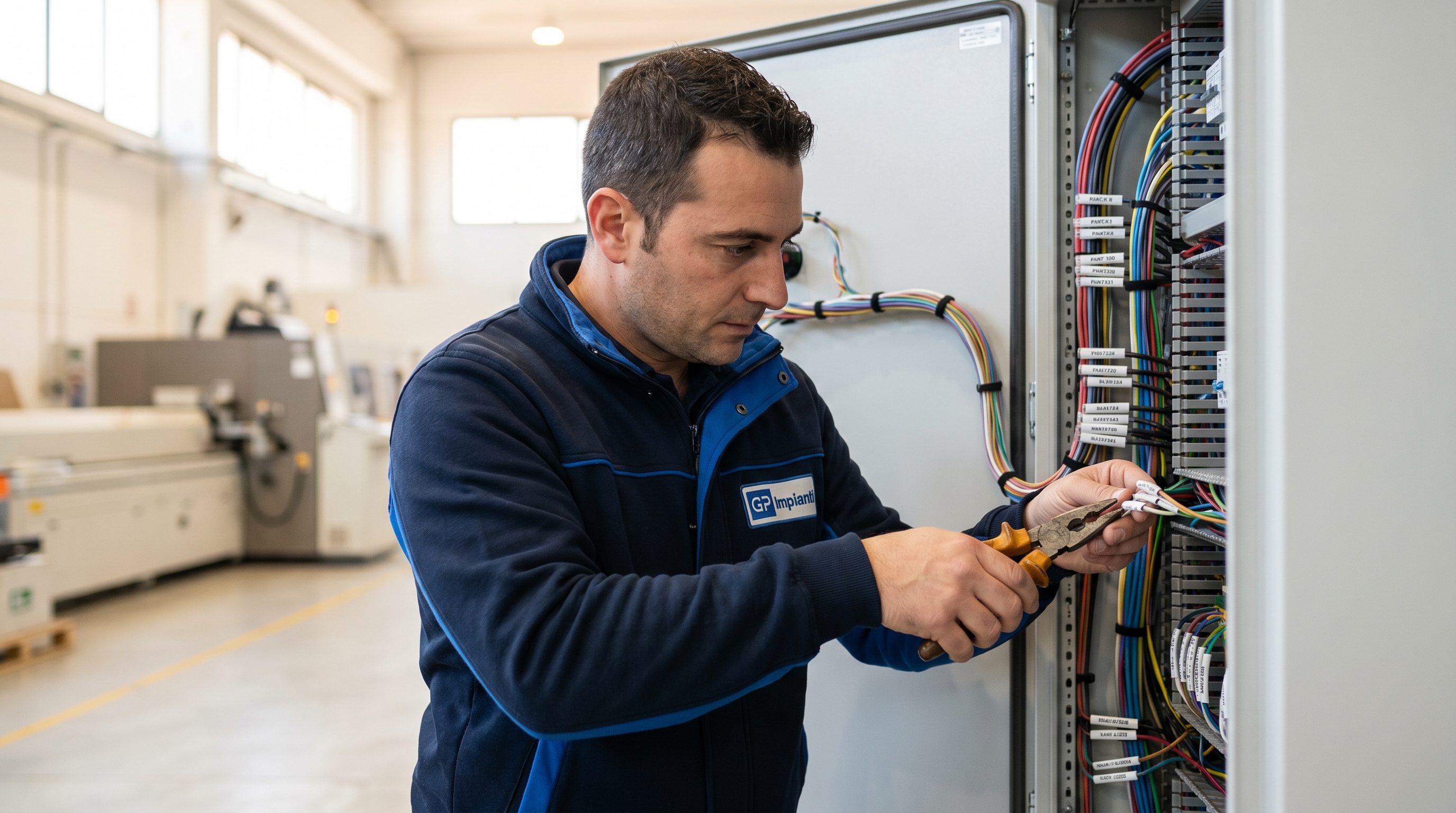 Servizi impianti elettrici Sardegna: progettazione, installazione, manutenzione, collaudo civili e industriali - GP Impianti Albo NU-40097