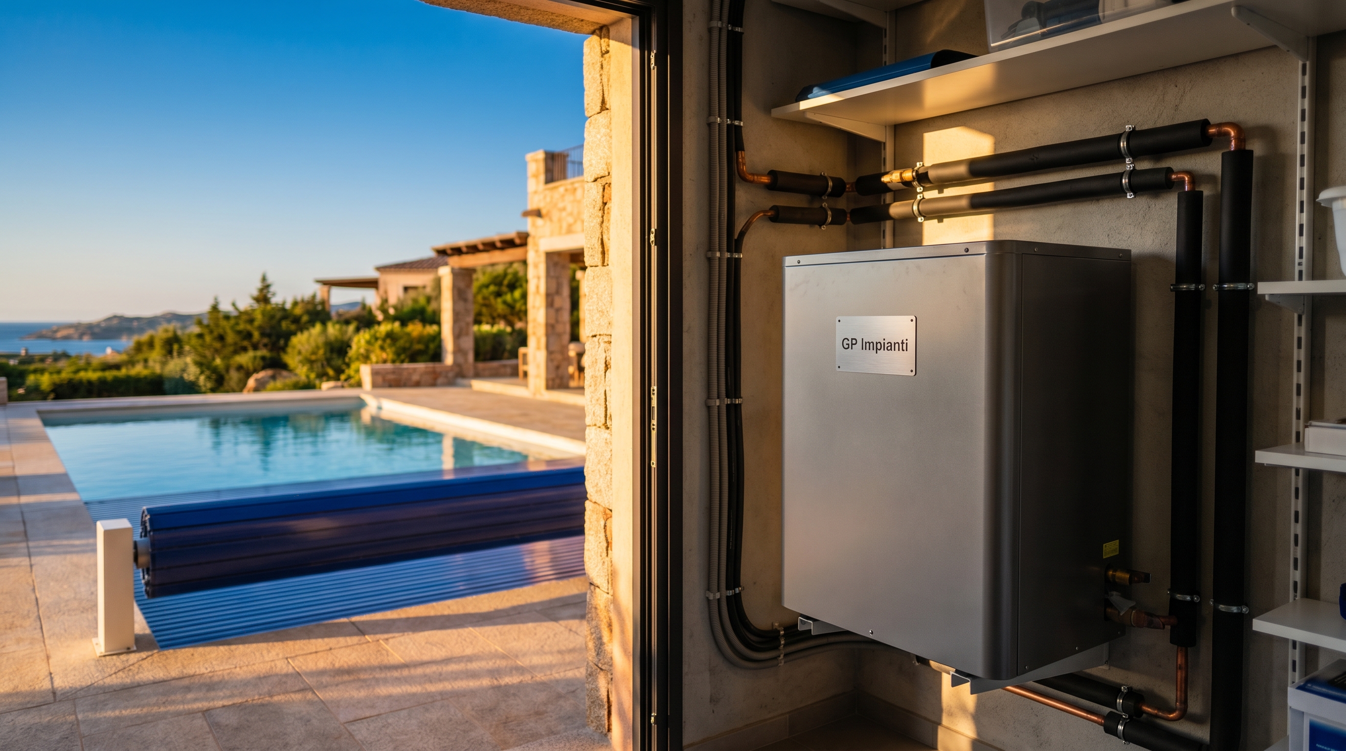 piscine costa smeralda - Ottimizzazione Energetica e Riscaldamento: | GP Impianti