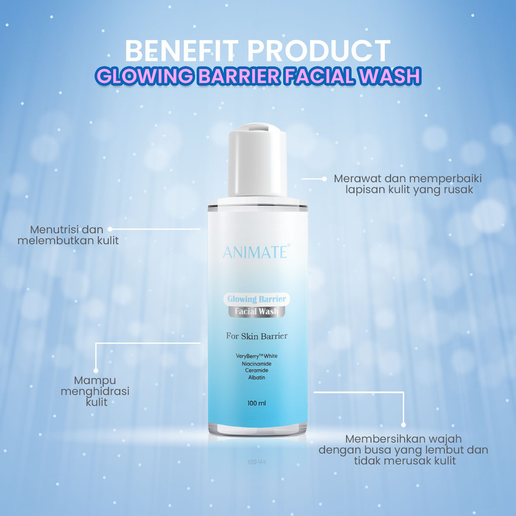 Animate Glowing Barrier Facial Wash 100Ml