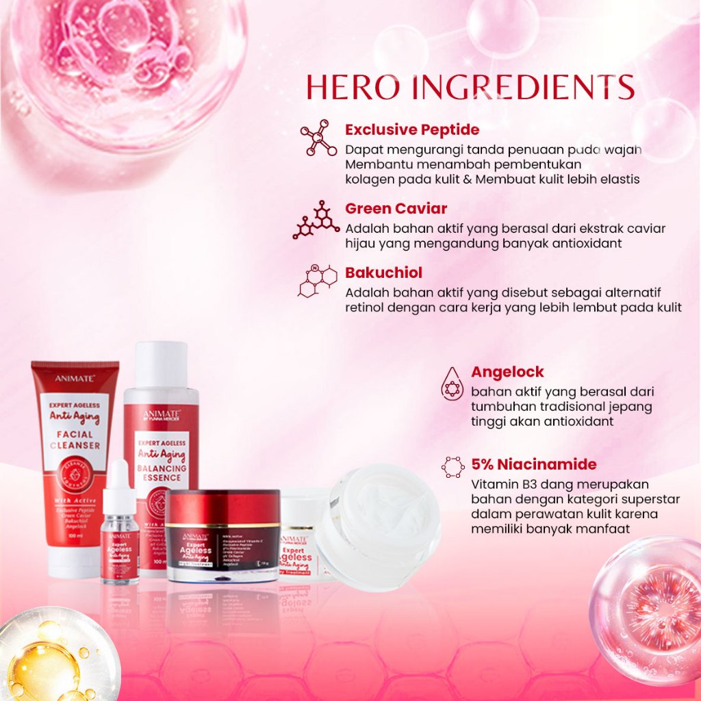 Animate Expert Ageless Anti Aging 5In1 Series