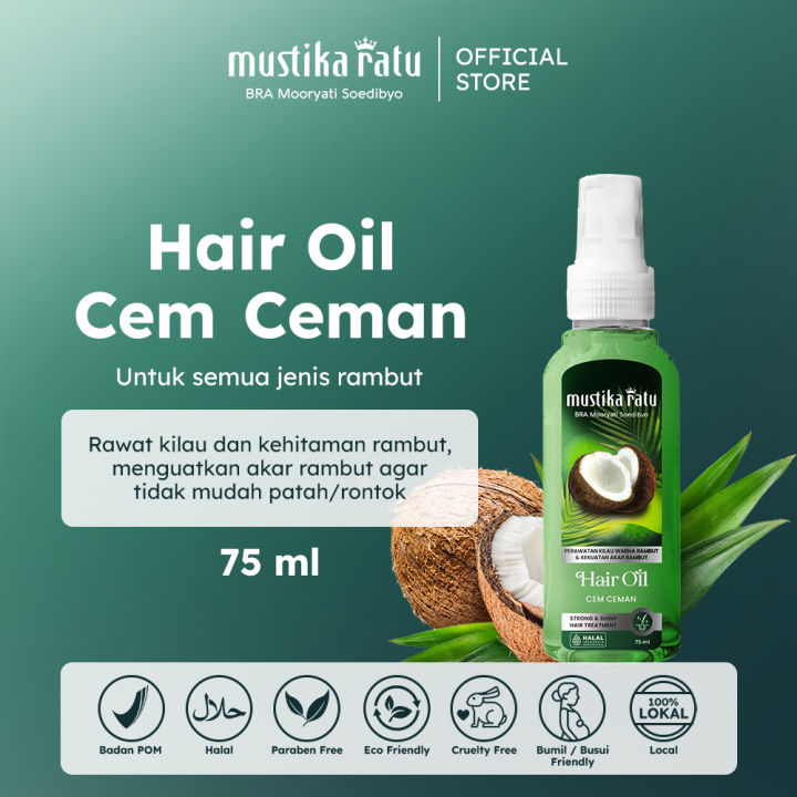 MUSTIKA RATU MINYAK CEMCEMAN NF  75 ML RJ