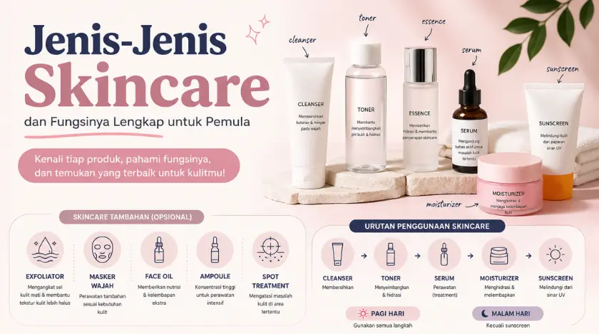 Jenis-Jenis Skincare dan Fungsinya