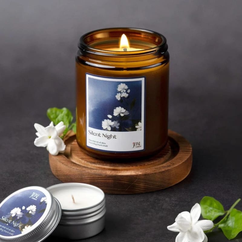 Nến thơm Hương hoa Nhài thanh khiết - Silent Night Candle